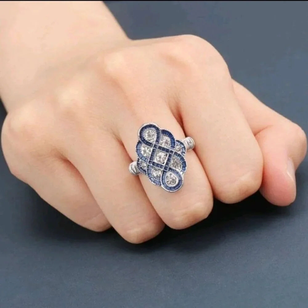 Rhinestone Decor Ring